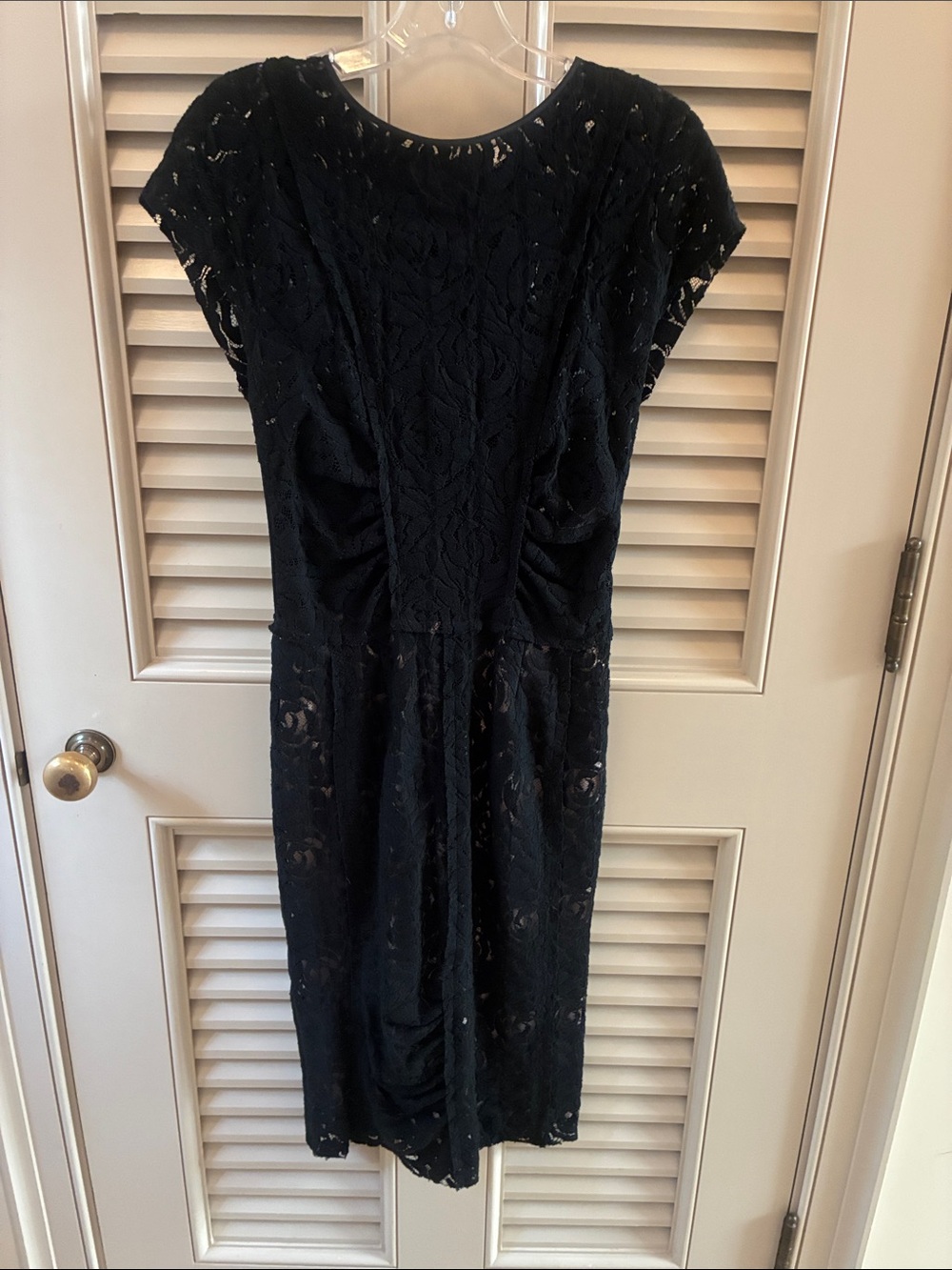 Nina Ricci Paris Classic Black Lace Women's Dress